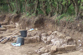 Rothwell archaeological dig site